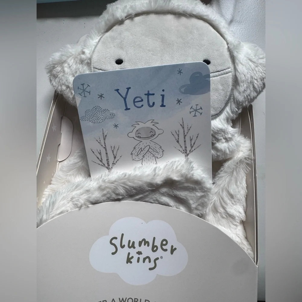 Slimberkins Yeti Snuggler Single With Card Alpine